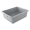 Rubbermaid Commercial Bus/Utility Box, 17.3" x 7" x 21.5" Gray, 100PK FG335192GRAY - alternate 1